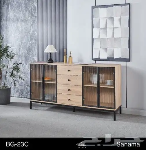 طاولة بوفيه خشب 2