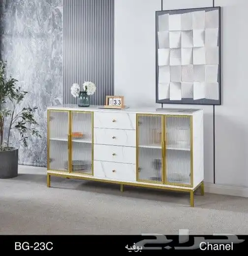 طاولة بوفيه خشب 5