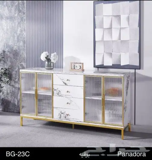 طاولة بوفيه خشب 0