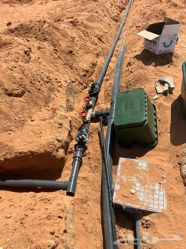 تنسيق حدائق شبكات ري زرعه احوض زرعه الثيل طبيعي 11