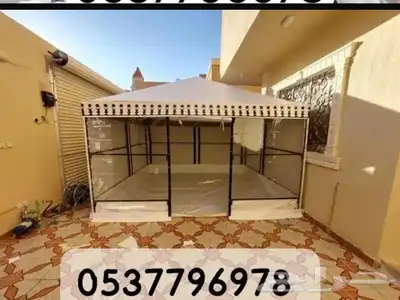 خيام ثابتة خيام هرميه بيوت شعر مضلات طرابيل دولاب تخزين جلسه 0