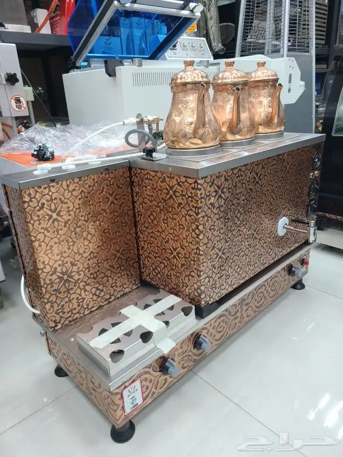 ماكينة شاي بخار نحاس تركي للبيع 0