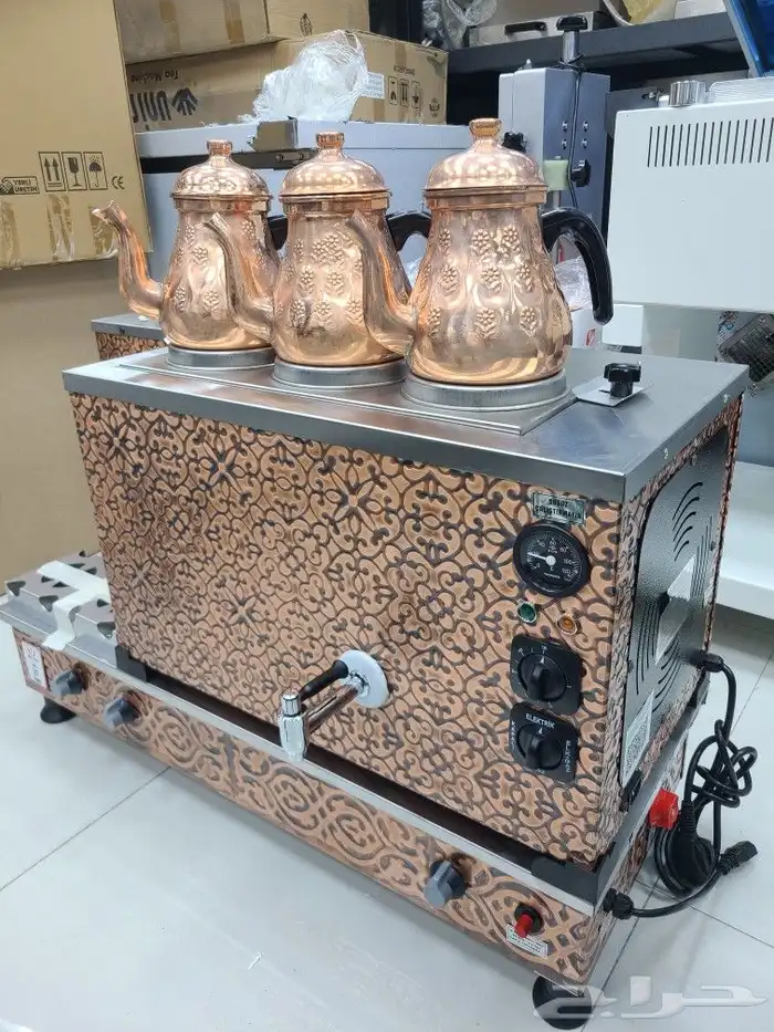 ماكينة شاي بخار نحاس تركي للبيع 2