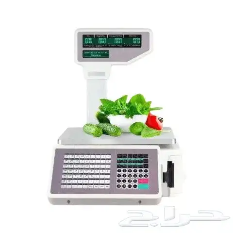 ميزان باركود الكترونية تدعم 10.000 صنف وطباعة الباركود 10