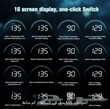 عدادات سرعه رقميه رياضيه جديده أشكال مميزه 6