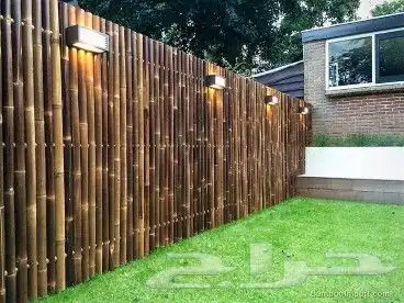 سواتر بامبو مظلات بامبو خيزران تراثي سعف 6