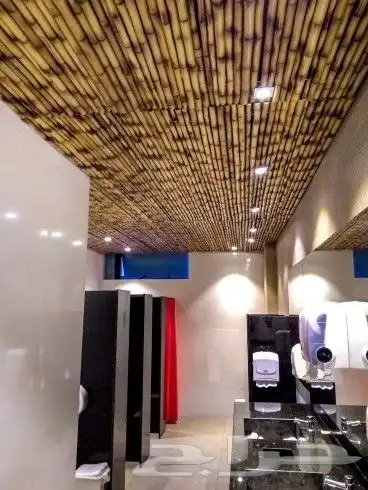 سواتر بامبو مظلات بامبو خيزران تراثي سعف 7