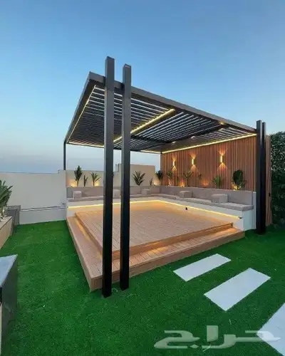 تصميم جلسات مظلات أحواش 8