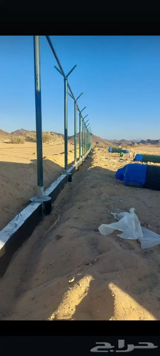 نقوم بتركيب الشبوك المزارع والاراضي والطرقات وقسم خاص لنخل 9