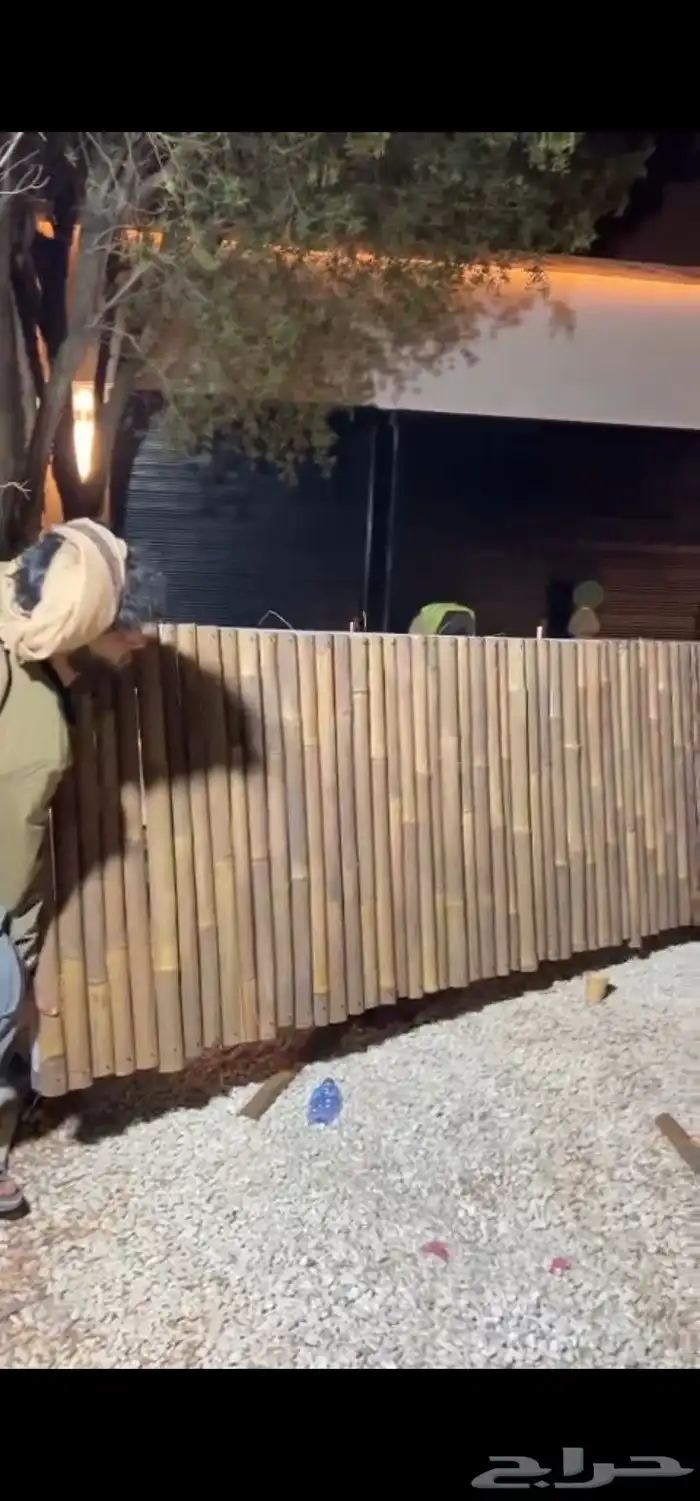 سواتر بامبو مظلات بامبو خيزران تراثي سعف 3