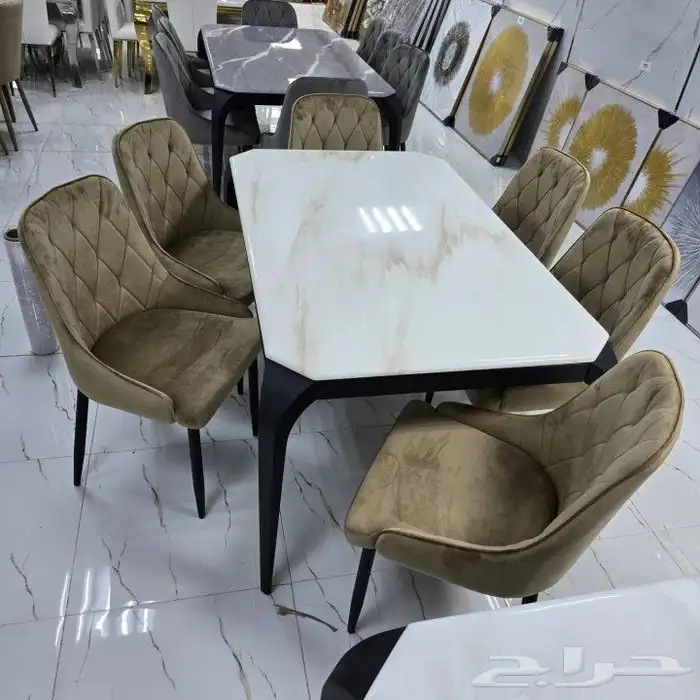 طاولات طعام ب أشكال جديده 5