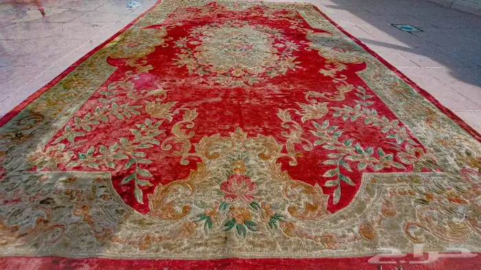 سجادة ازهار الربيع من الحرير بلون النادر للبيع 8