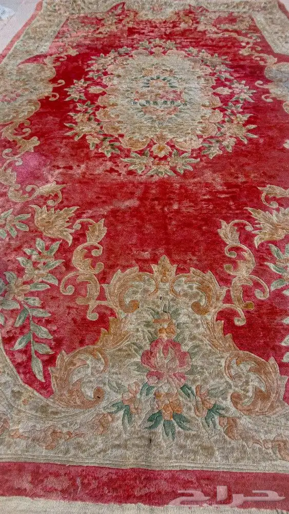 سجادة ازهار الربيع من الحرير بلون النادر للبيع 7