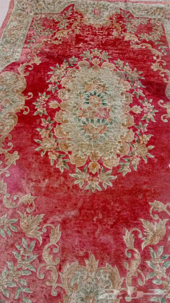 سجادة ازهار الربيع من الحرير بلون النادر للبيع 5