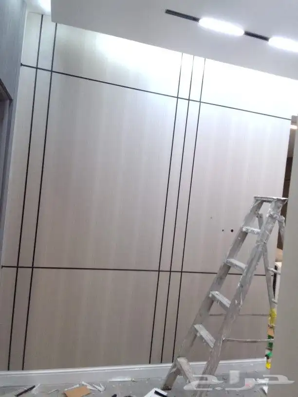 شيبورد وبديل خشب مداخل شاشات رفوف ديكورات حديثه 1