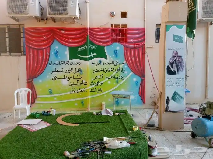 خطاط ورسام جداريات لوحات إعلانية وجهات محلات مدارس كافيهات ا 0
