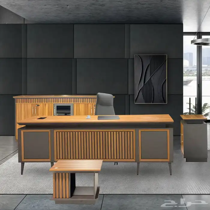 مودرن مكتب طقم فخم متكاملة اثاث مكتبي كبيرالحجم اجتماع كرسي 27