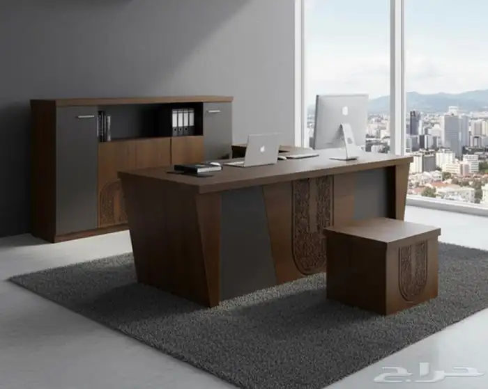 مودرن مكتب طقم فخم متكاملة اثاث مكتبي كبيرالحجم اجتماع كرسي 4