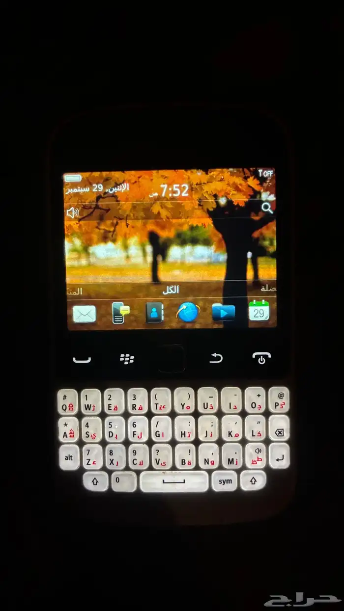 للبيع بلاك بيري كيرف 9720 9