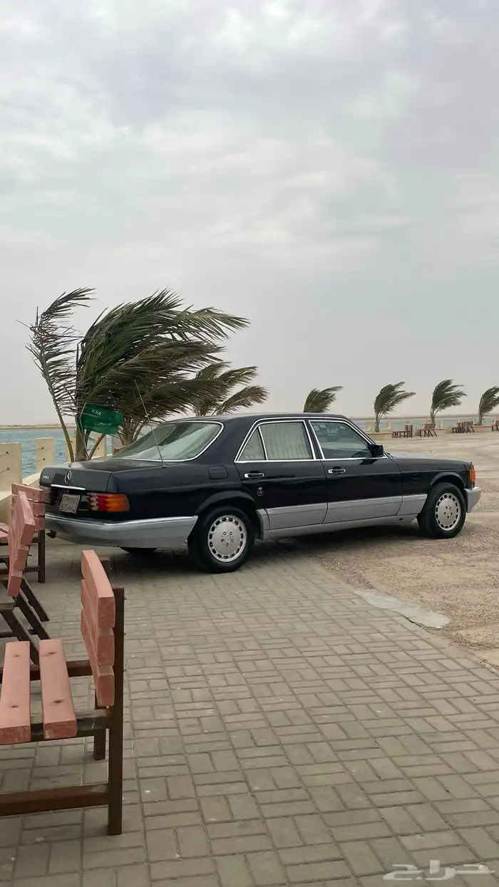 مرسيدس اسود 1990 للبيع المستعجل 9