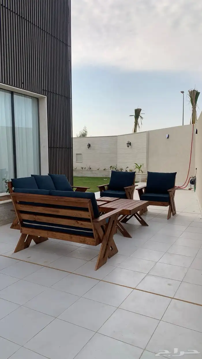 جلسة خارجية مقاوم للشمس والمطر متوفر نظام الاقساط 14