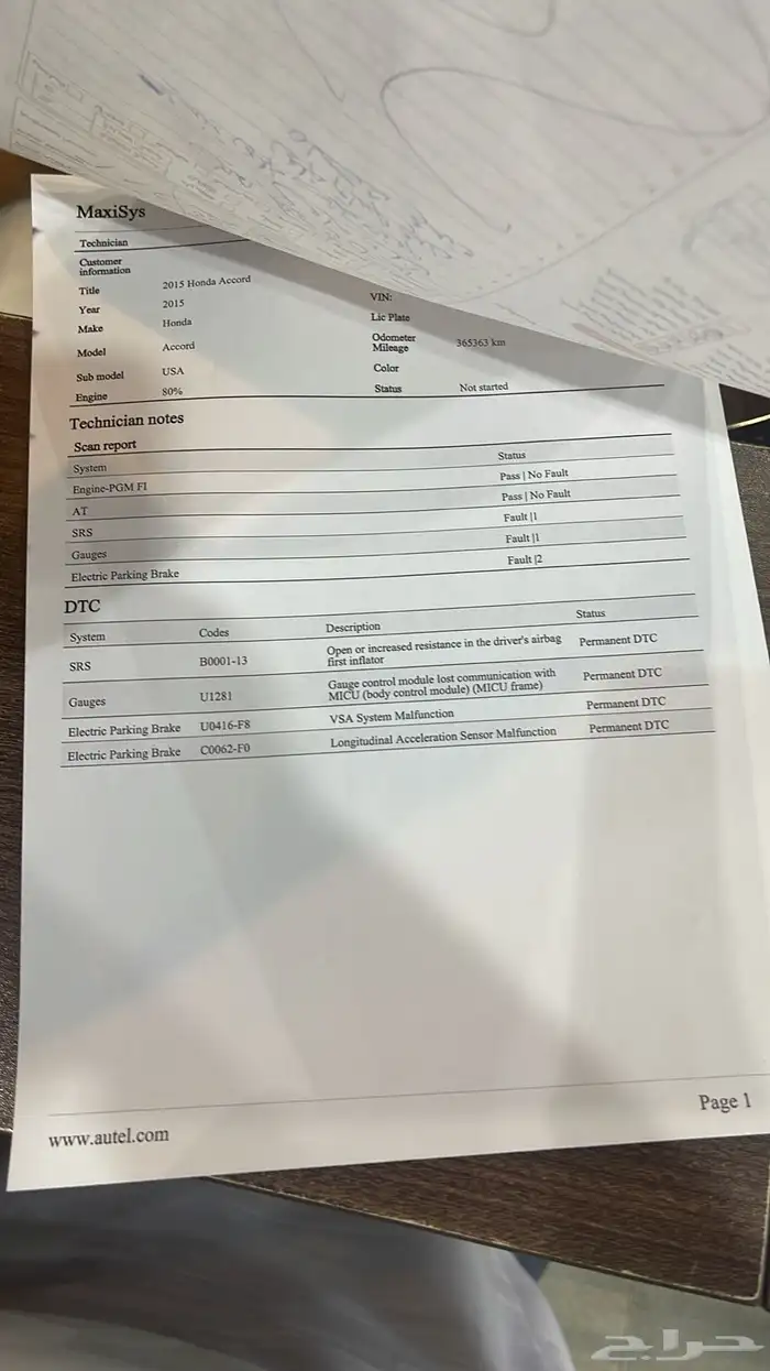 اكورد 2015 سبيشل فل كامل للبيع 9