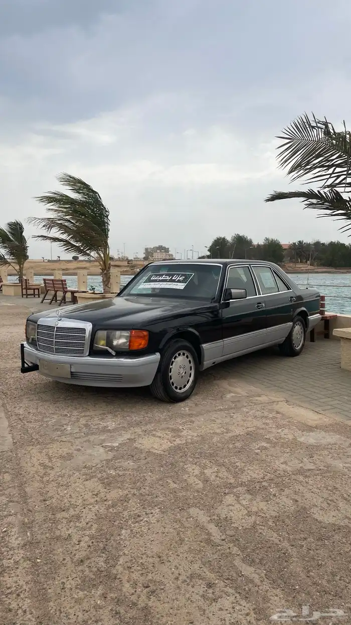 مرسيدس اسود 1990 للبيع المستعجل 6