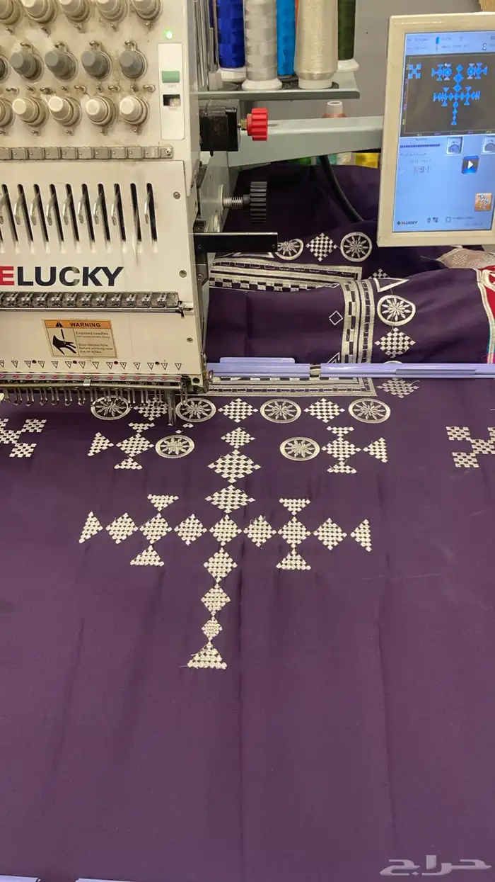 للبيع مكينه تطريز راس واحد 1