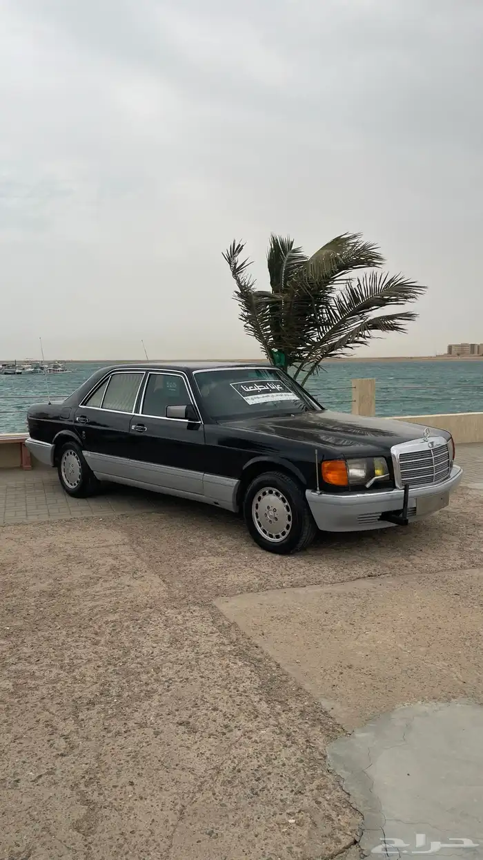 مرسيدس اسود 1990 للبيع المستعجل 3