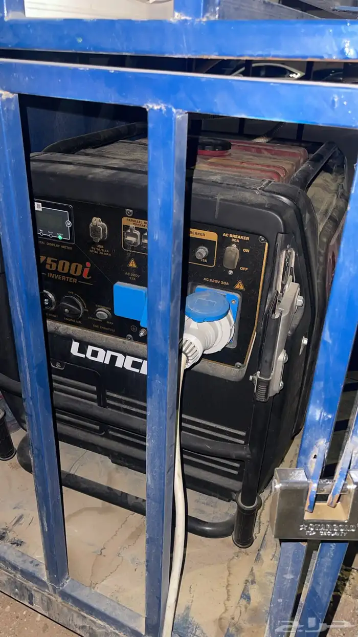 ماطور كهرباء 7500 واط كاتم شبة جديد 0
