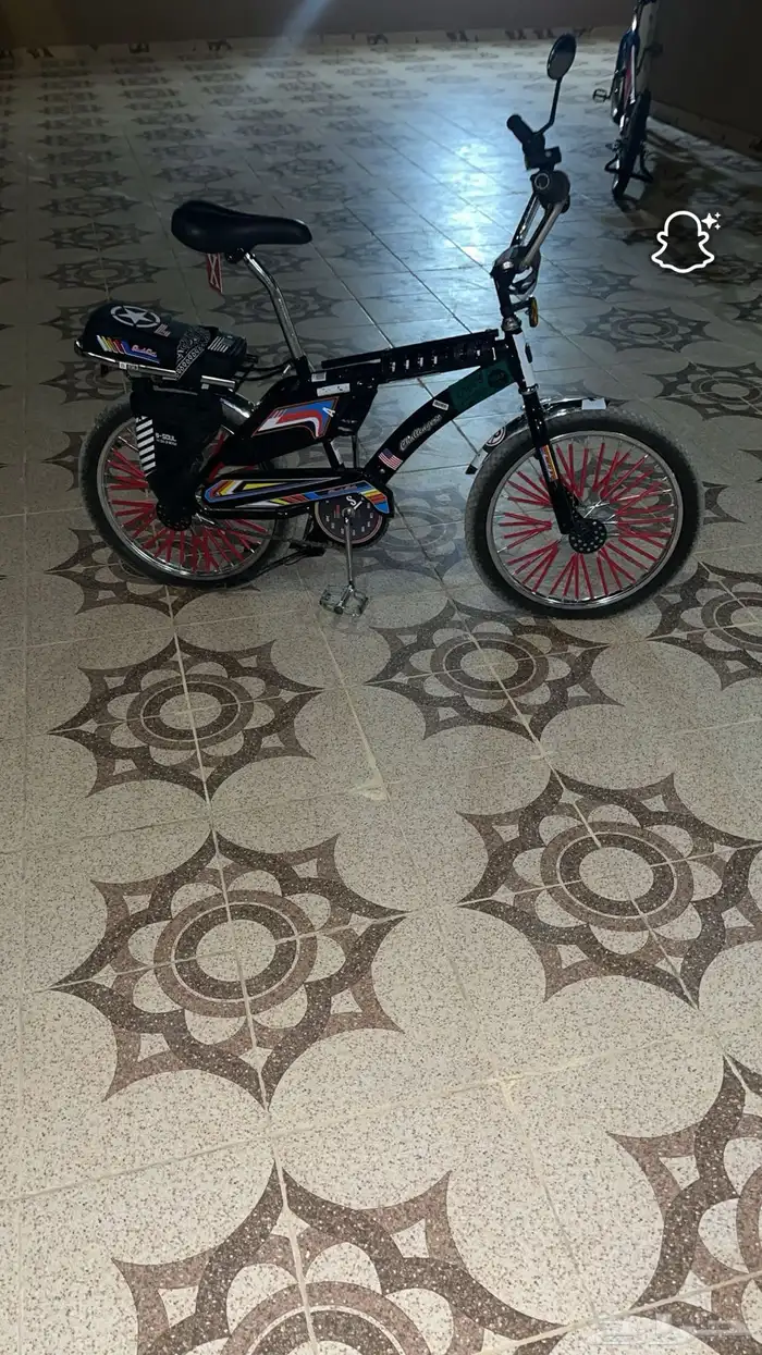 للبيع سيكل رامبو لون اسود مقاس 20 6