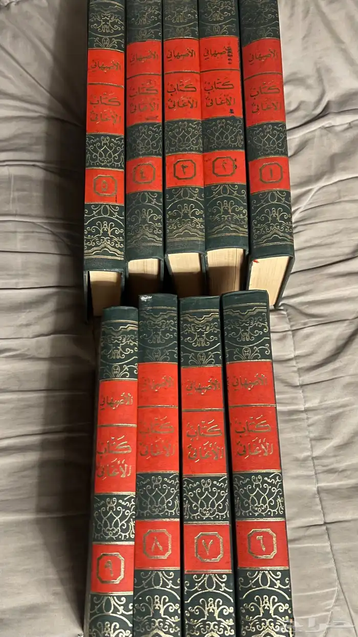 كتاب الأغاني للامام ابي الفرج الاصبهاني ( 23 جزء   9 كتب ) 1