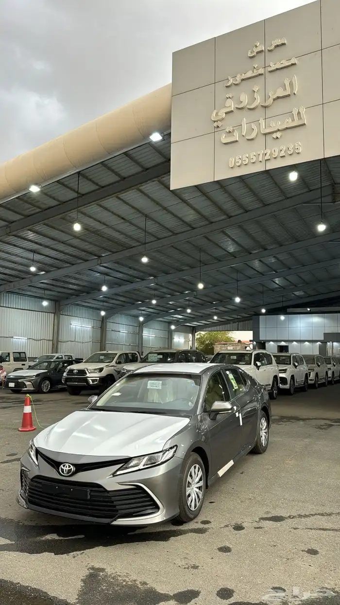 تويوتا كامري 2024 بنزين فئة LE استاندر طيس سعودي بطاقة جمرك 2