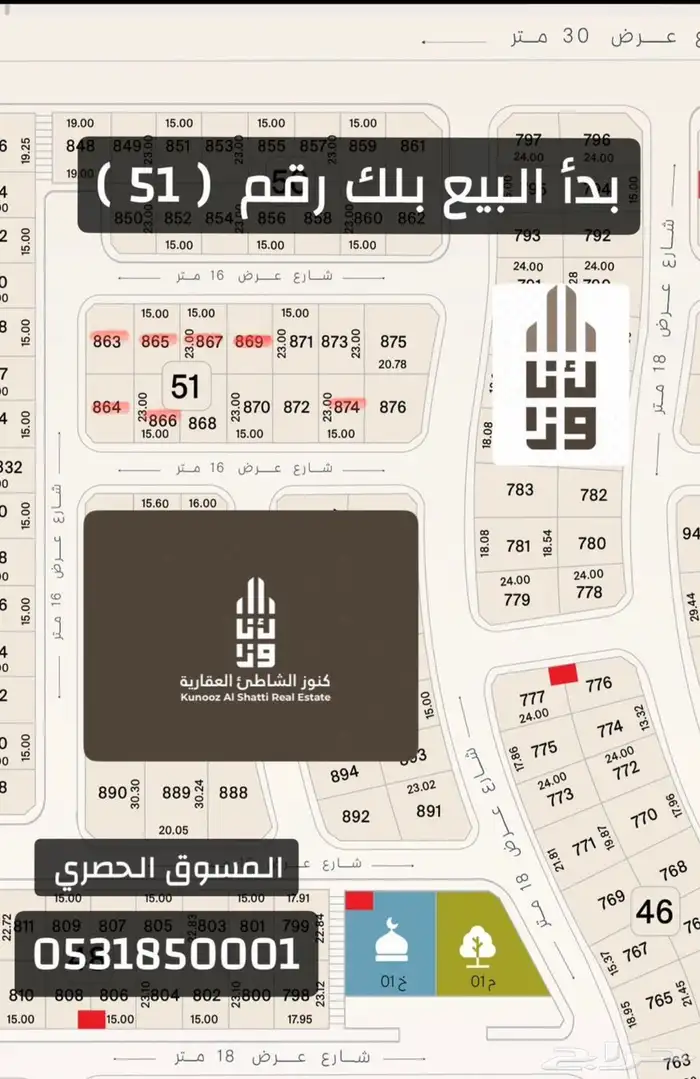 ارض في مخطط ابيات الخبر 4