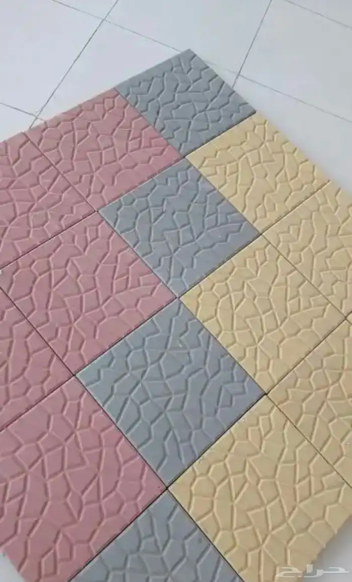 موزايكو بلاط اسمنتي ملون 1