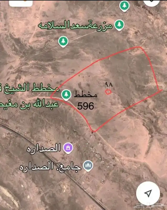 أرض زراعية في الجلة للبيع 1