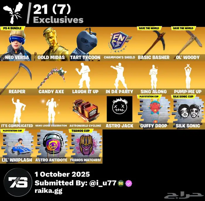 حساب فورت عرق 0