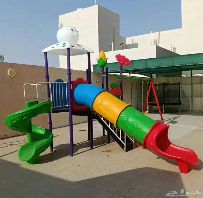 مجموعة ملعب المرح القصوى مع انزلاق وأرجوحة 1