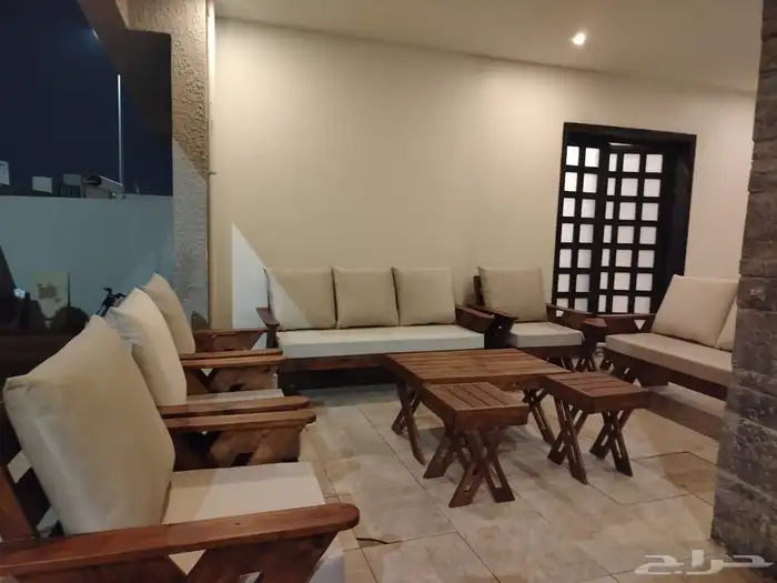 جلسة خارجية مقاوم للشمس والمطر متوفر نظام الاقساط 3