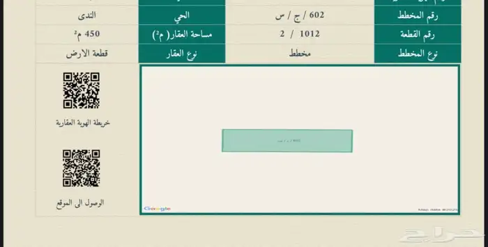 ارض للبيع مخطط الندى 0