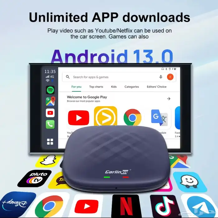 قطعة تحويل شاشة السيارة للاندرويد 0