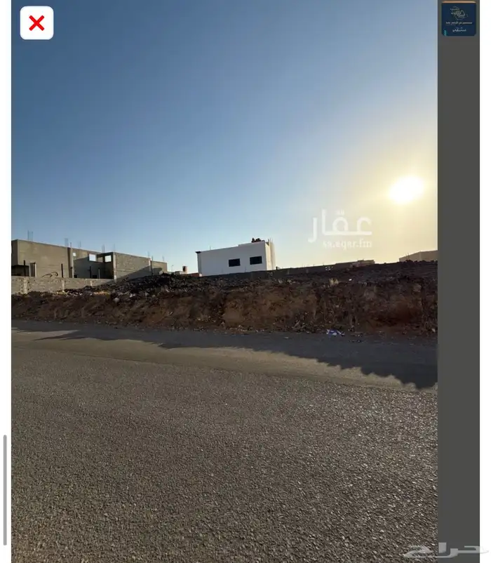ارض للبيع شوران فاء واجهة شرقية شارع 25 5