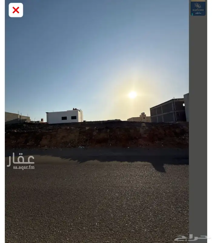 ارض للبيع شوران فاء واجهة شرقية شارع 25 0