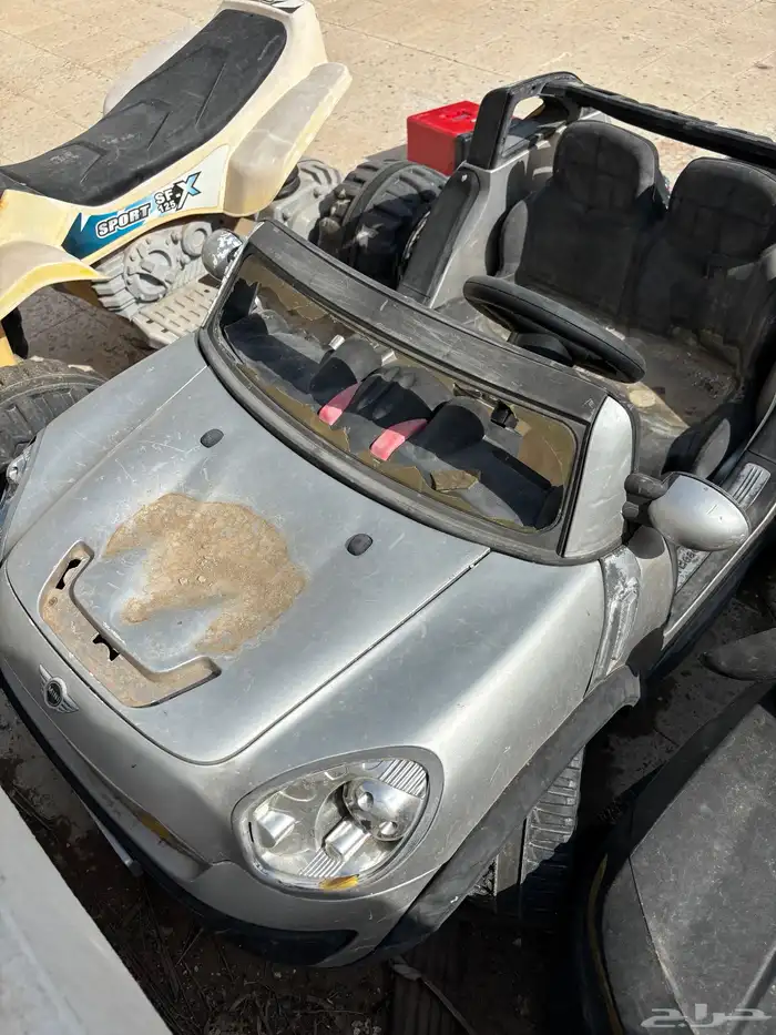 سيارتين كهرباء ودباب كهرباء للبيع العاب 4