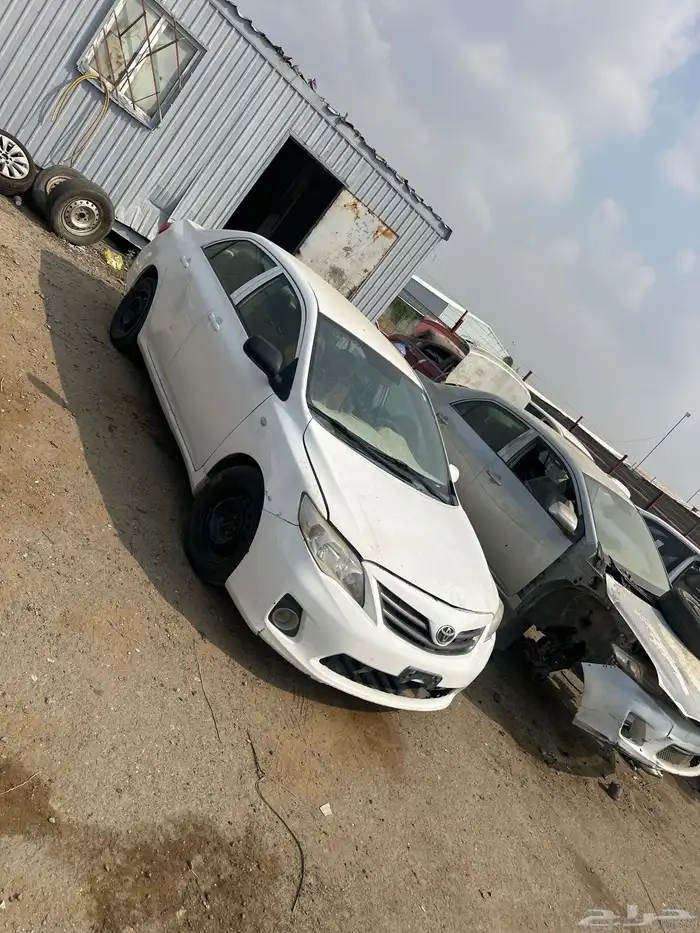 تشليح الراشدي كرولا موديل 2013 للبيع قطع غيار 1