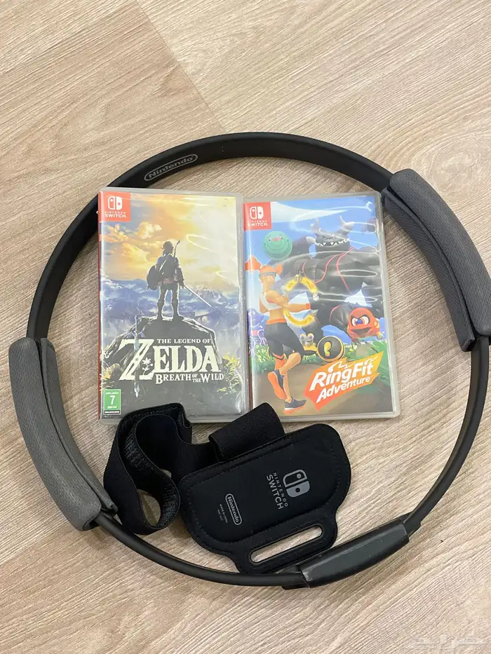 ألعاب سويتش Nintendo زيلدا zelda واللعبة ringfit 0