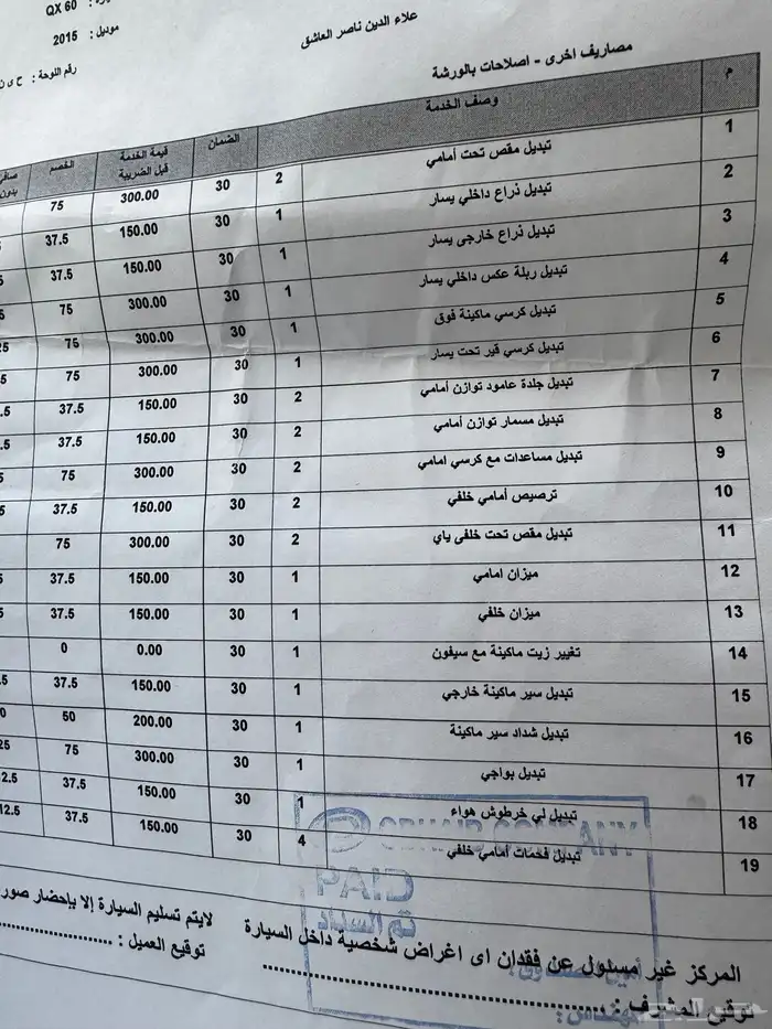 انفنتي 2015 - QX60 7