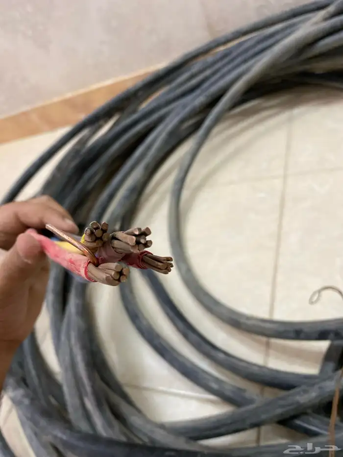 كيبل كهرباء نحاس مقاس 35 ملم ومقاس 16 ملم 1