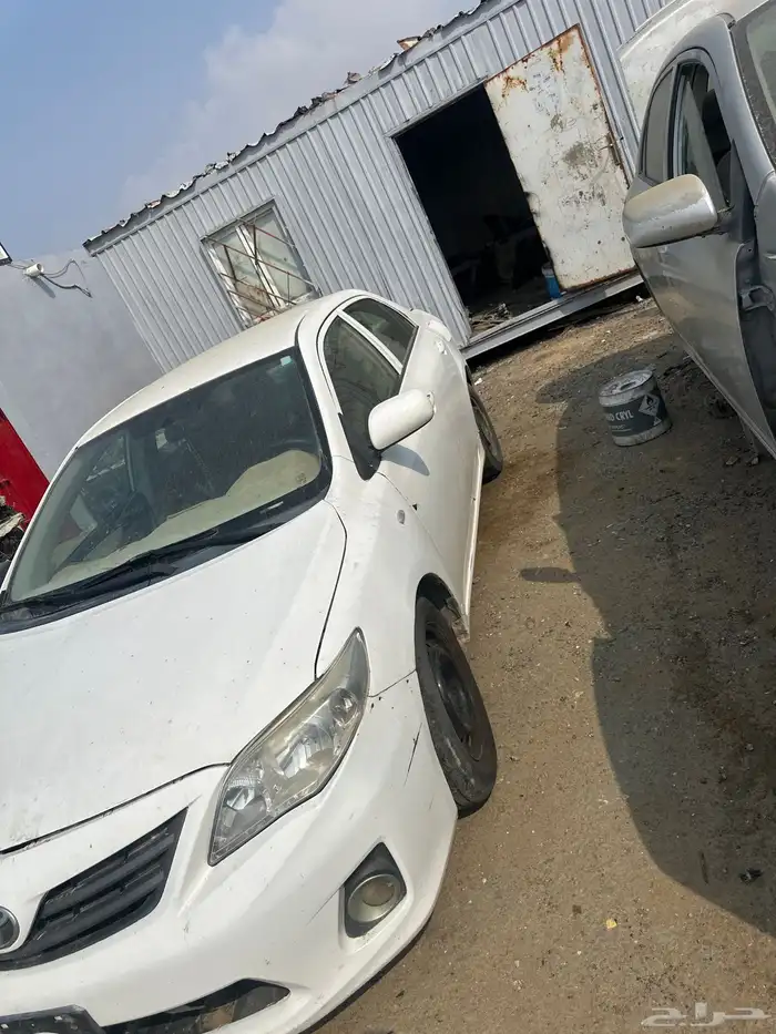 تشليح الراشدي كرولا موديل 2013 للبيع قطع غيار 0