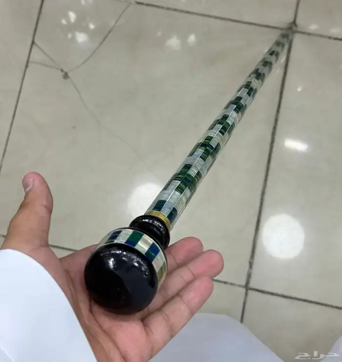 عصي فنجي إفريقي مرصعة بالصدف   سعر خاص 149 ريال 6